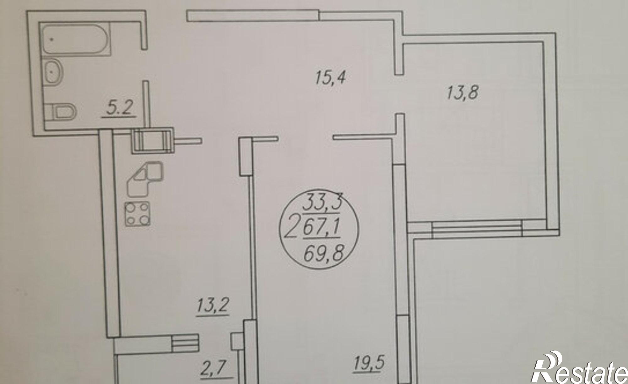Купить квартиру за 7 950 000 рублей на Саратов, ЖК Царицынский, 2