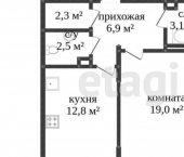 1-комн, 36кв м, этаж 4/9 Политехническая улица, 47