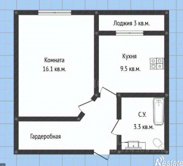 1-комн квартира ул Гоголя, 50,  д. 50